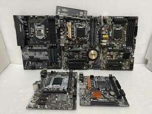 ASUS、AsRock、MSI など マザーボード5枚セット（H370 PRO4、Z77 PRO3、H110M-DVS、H170 PRO、H110M-S03）