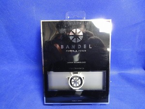 【未使用】 株式会社BANDEL POWER&FORCE metal necklace white×silver 50cm