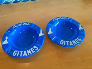 GITANES 灰皿 ２個セット　ジタン 陶器製灰皿