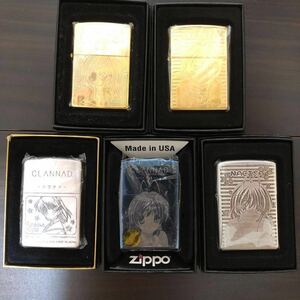 【希少】CLANNAD 古河渚 ZIPPO 5種セット クラナド ジッポー key 京アニ アニメ ジッポー ライター 未使用品