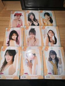 山田かな　トレカ　生写真カード　PHOTO card コンプ　1-9 シリアル入り　インサート