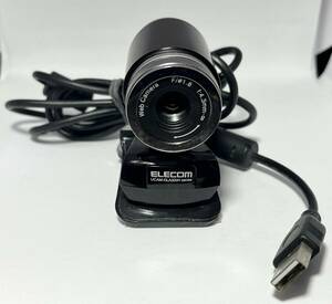 値下げしました、実用・動作品☆エレコム WEBカメラ ELECOM UCAM DLA-200HBK 4.3-∞mm F1.8 200万画素1/4インチCMOSセンサ