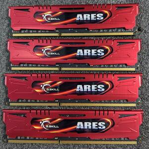 【中古】DDR3メモリ 32GB(8GB4枚組) G.SKILL ARES F3-2133C11Q-32GAR [DDR3-2133 PC3-17000]