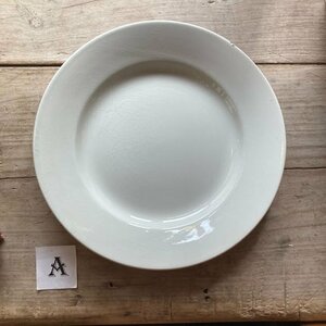 フランスアンティーク　ジアン　GIEN【41-A】21㎝　プレート　皿　アンティークプレート　ブロカント　店舗什器　1800年代