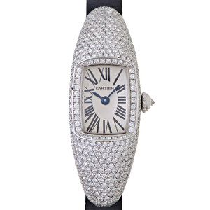 ［銀座店］CARTIER カルティエ リーブル カスク ウォッチ SM ダイヤモンド WJ302050 腕時計 レディース DH77429