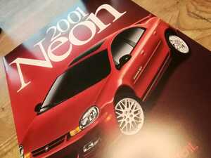 12AT ダッジ　ネオン　Dodge Neon　カタログ 雑誌　2001年