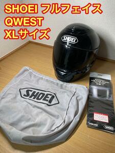 【スモークシールド付】SHOEI QWEST フルフェイス Lサイズ ブラック