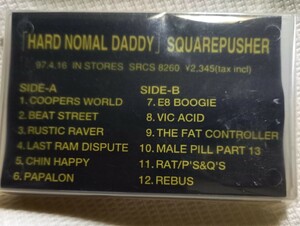 貴重　プロモ　サンプル　　スクエアプッシャー　squarepusher HARD NORMAL DADDY カセットテープ　非売品