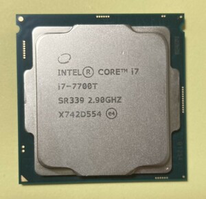 【動作確認済】Intel CPU Core i7 7700T（低電力モデル！）