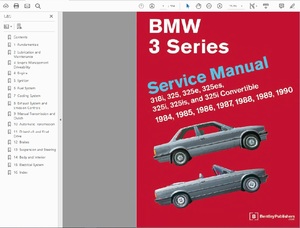 BMW　E30（1984-1990）サービスマニュアル&配線図 整備