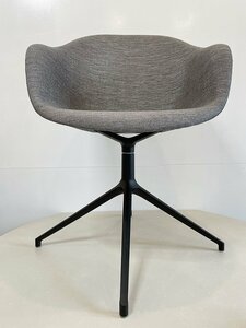 【大阪】BoConcept ボーコンセプト ADELAIDE CHAIR アデレード チェア/肘付 回転脚/オフィスチェア/モデルルーム設置品【RN1116-6】