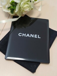 【CHANEL】シャネル ミラー ブラック ロゴ 保存袋 ノベルティ 美品