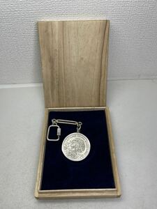 レア超希少 キーホルダーメキシコ 銀貨 オリンピック 1968年 記念 25ペソ 銀720 外国 古銭 925