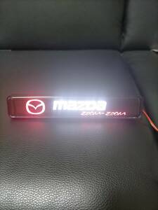 国内発送MAZDAマツダ 光る LED フロント グリル エンブレム CX-5 CX-8 CX-3 MAZDA2 タイタン CX-30 ロードスター MAZDA3ファストバック 