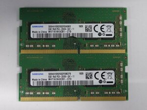 DDR4メモリ SAMSUNG PC4-21300(2666V) 8GB×2枚 計16GB 送料無料 Z0312