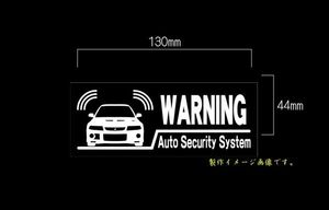 CS-0104-03　車種別警告ステッカー MITUBISI　三菱　ランサーエボリューション LANCER Evolution Ⅵ　ランエボ　エボ6　　ワーニング