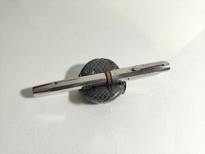 生駒製 SILVER 10角軸 レバーフィラー式万年筆 /IKOMA テコ式 白ペン シルバー 銀製 ビンテージ アンティーク 日本製 多角軸 