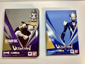 【未開封品２点】ウルトラアクト ULTRA-ACT ウルトラマンキング ウルトラマンヒカリ ひかり メビウス ハンターナイトツルギ フィギュアーツ