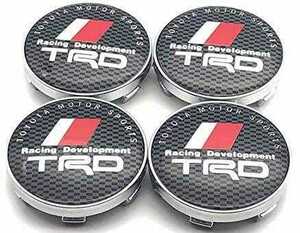 03★新品★トヨタ TRD★ホイールセンターキャップ ハブキャップ ホイールカバー センターキャップ バッジ エンブレムステッカー 60mm 