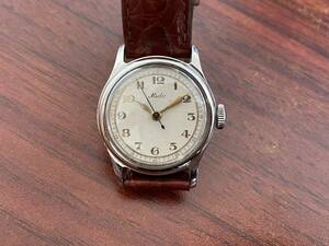 □【売り切り】ヴィンテージ MIDO ミドー マルチフォート 手巻き 白文字盤 腕時計