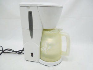 ‡0774 コーヒーメーカー メリタ アロマサーモ 5cup 2～5杯用 JCM-512 ホワイト 美品 通電確認済 動作未確認 元箱付 取扱説明書付