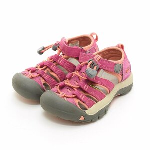 ◇511800 KEEN キーン サンダル NEWPORT H2 ニューポート サイズ17cm キッズ 子ども 女の子 ピンク