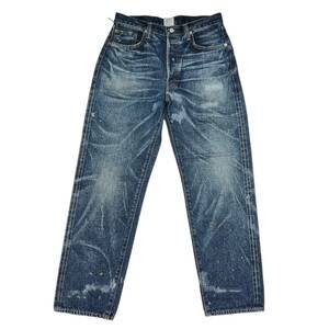 【GW2024SPプライス企画】NEW MANUAL ニューマニュアル　x GQ SHOP #017 LV6q TAPPERD JEANS インディゴ サイズ:31