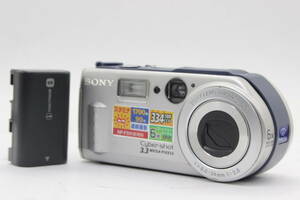 【返品保証】 【録画再生確認済み】ソニー Sony Cyber-shot DSC-P1 3x バッテリー付き ビデオカメラ s2024