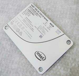 【中古パーツ】2.5 SATA SSD 80GB 1台 正常 TNIEL SSDSC2BB080G6 ■SSD2201