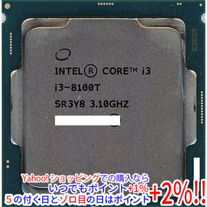 【中古】【ゆうパケット対応】Core i3 8100T 3.1GHz 6M LGA1151 35W SR3Y8 [管理:1050016261]