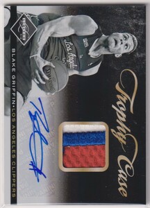 NBA BLAKE GRIFFIN AUTO 2011-12 PANINI LIMITED Trophy Case Materials Prime Signatures Autograph Holo PATCH /15 枚限定 直筆 サイン