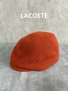 LACOSTE  ラコステ  アンゴラハンチング  帽子  オレンジ  ワニ
