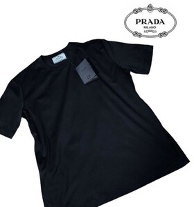 【本物保証】ほぼ新品・未使用◆ PRADA プラダ ◆Tシャツ 半袖 半袖Tシャツ カットソー トップス サイズ S　そでを通しただけ
