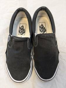 【1円スタート】【USED】VANS バンズ スリッポン スニーカー 黒 ブラック Men US4.5 Women US6 22.5cm