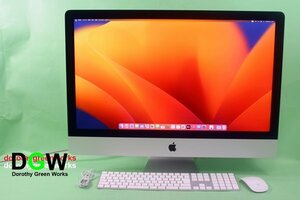 美品5! MNED2J/A 2017 iMac Retina 5K 27” Core i7 Quad-Core 4.2GHz 32GB SSD512GB Radeon Pro 580（8GB) OS13.6.6 Ventura