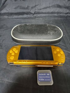 SONY PSP3000　　ブライトイエロー　作動品