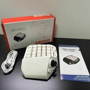 中古　MH-Delta ジョイスティック・ホイール付き41キー片手ゲーミングキーボード