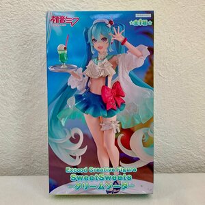 ＜未開封＞初音ミク「キャラクター・ボーカル・シリーズ 01 初音ミク」Exc∞d Creative Figure SweetSweets-クリームソーダ- フィギュア〈B