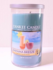 YANKEE CANDLE ヤンキーキャンドル BAHAMA BREEZE バハマブリーズ 340g アロマ キャンドル 未使用 kktyk a201h0302