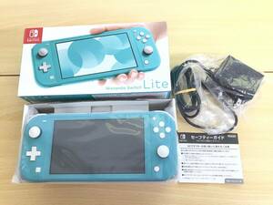 070(12-2) 1円スタート Nintendo Switch ニンテンドースイッチ Lite 本体 ターコイズ 動作確認/初期化済み