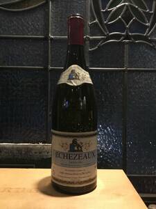 ワイン　空き瓶　ヴィンテージ９１　エシェゾー　アンリ　クレール
