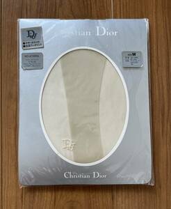 ★☆Christian Dior クリスチャンディオール　ストッキング Mサイズ　ワンポイント　マチ・カカト付☆★