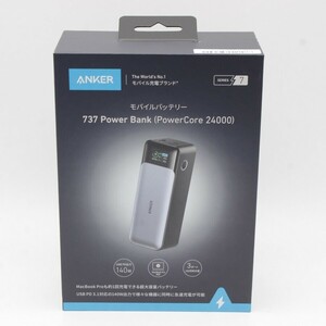 【新品未開封】ANKER 737 Power Bank PowerCore 24000 A1289N11 ブラック 24000mAh 140W モバイルバッテリー アンカー パワーバンク 本体