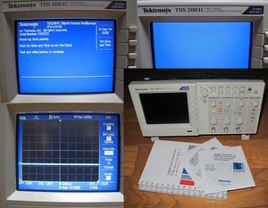 ◇新同　美品オシロ Tektronix TDS2001C　②　TPP0101プローブ付き