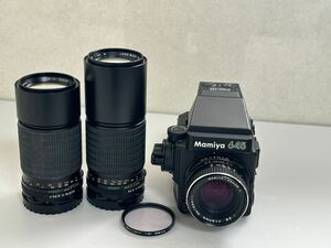 マミヤ Mamiya M645 SUPER　レンズ3本セット 80mm 1:2.8　210mm 300mm　中判フィルムカメラ