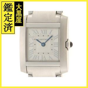 2023年6月 Cartier カルティエ タンクフランセーズ SM WSTA0065 シルバー レディース クオーツ 【430】