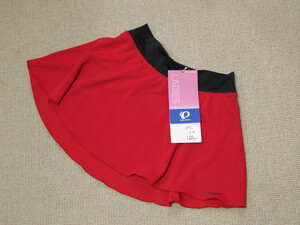 PEARL IZUMI パールイズミ バックフレアー スカート W753 赤Ｓ－Ｍ 新品タグ付き