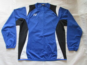 メンズ Lサイズ YONEX 長袖 Tシャツ USED きれい ロンT ジャケット トレーナー ブルー系 172～178cm フットボール サッカー