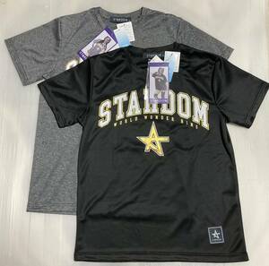 【新品未使用】スターダム Tシャツ 黒1&グレー1の2枚セット Mサイズ 女子プロレス STARDOM スターライトキッド選手 2 アベイル