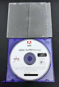 2YXS1842★現状品★Adobe Adobe Acrobat 6.0 Standard for Windows 日本語版　シリアル番号有り